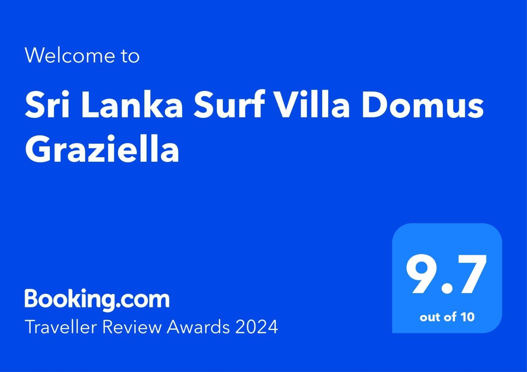 Sri Lanka Surf Villa Domus Graziella Ахангама Екстериор снимка